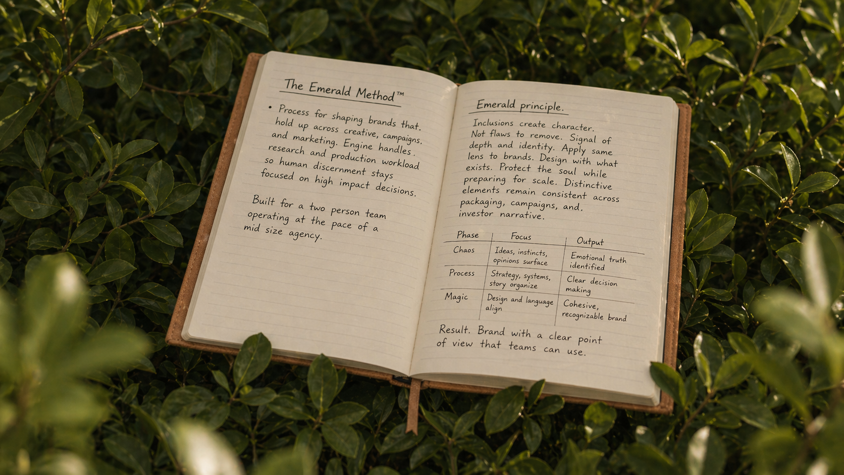The Strategist's Notebook